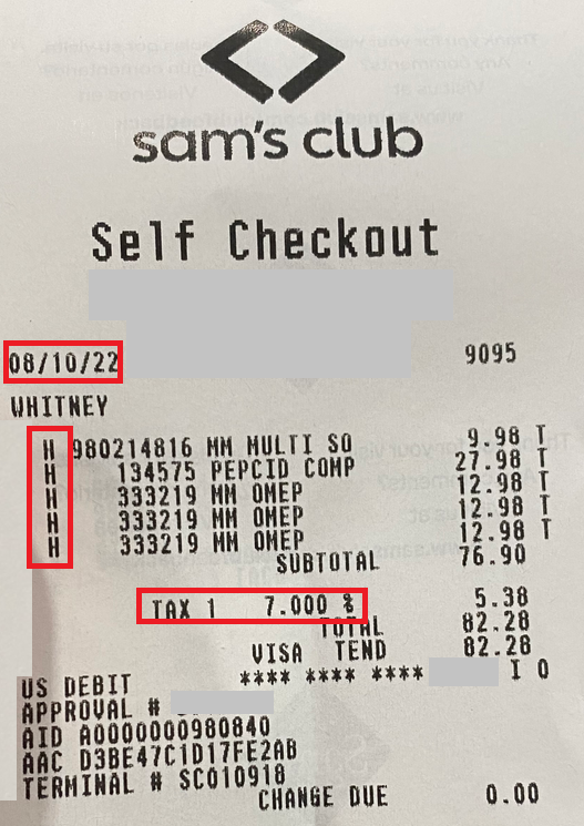How to read your receipt – ICHRA